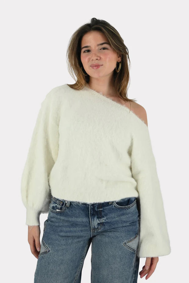 Maira™ off shoulder knit
