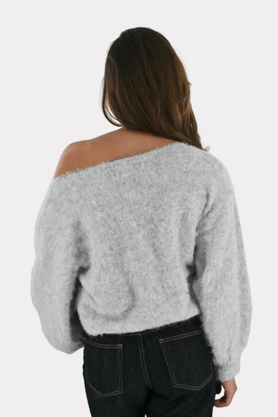 Maira™ off shoulder knit