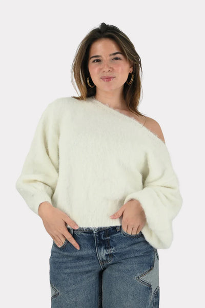 Maira™ off shoulder knit