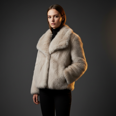 Eline™ Luxury Faux Fur Coat