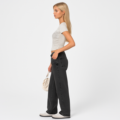 Harper™ | Washed Low Rise Jeans