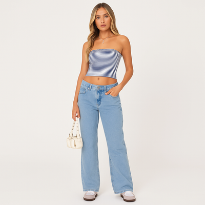 Harper™ | Washed Low Rise Jeans