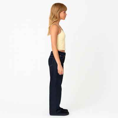Harper™ | Washed Low Rise Jeans