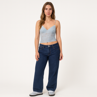 Harper™ | Washed Low Rise Jeans