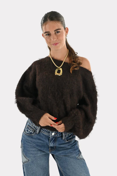 Maira™ off shoulder knit