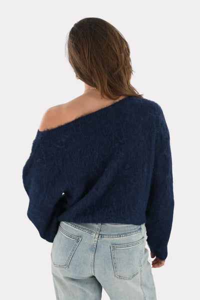 Maira™ off shoulder knit