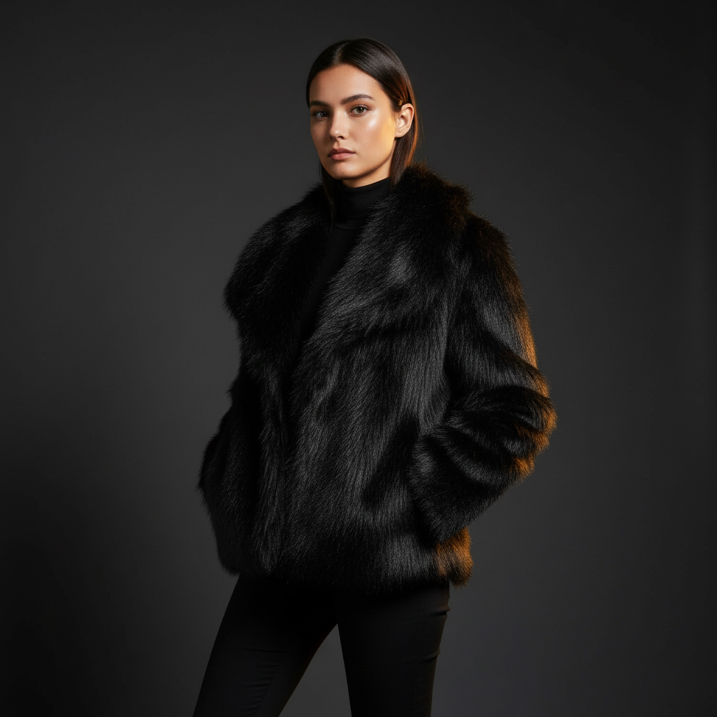 Eline™ Luxury Faux Fur Coat