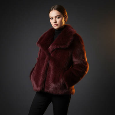 Eline™ Luxury Faux Fur Coat