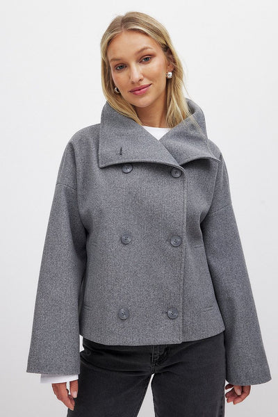 Amanda™ Double Breasted Short Coat
