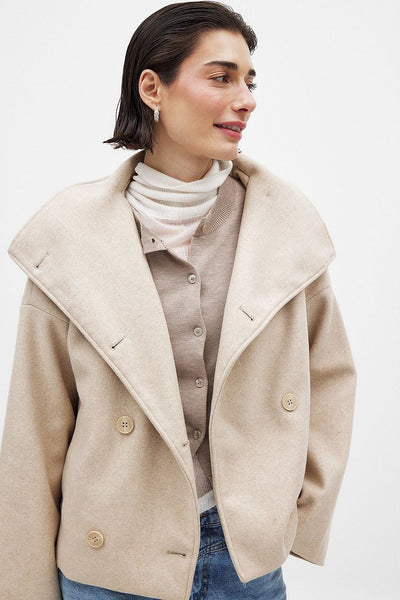 Amanda™ Double Breasted Short Coat