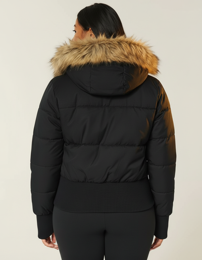Hollister Faux Puffer Jacket