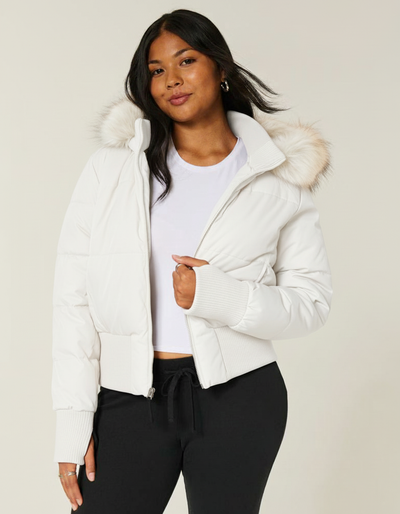 Hollister Faux Puffer Jacket