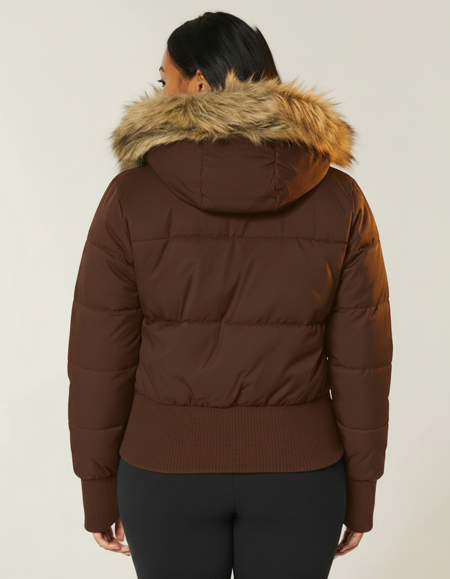 Hollister Faux Puffer Jacket