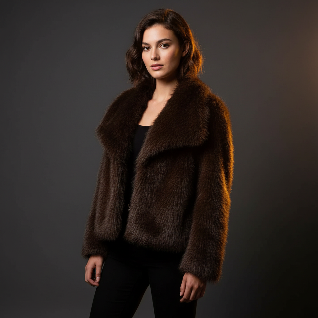 Eline™ Luxury Faux Fur Coat