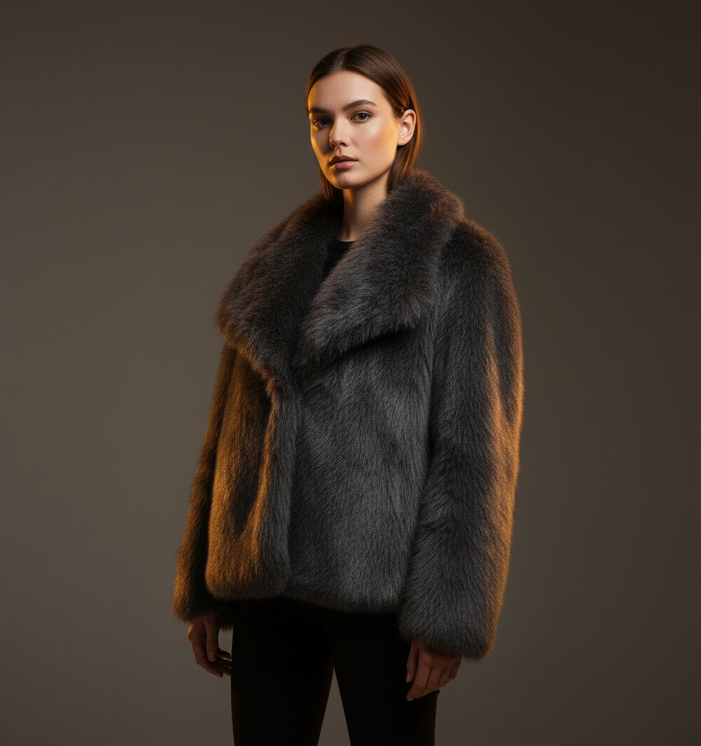 Eline™ Luxury Faux Fur Coat