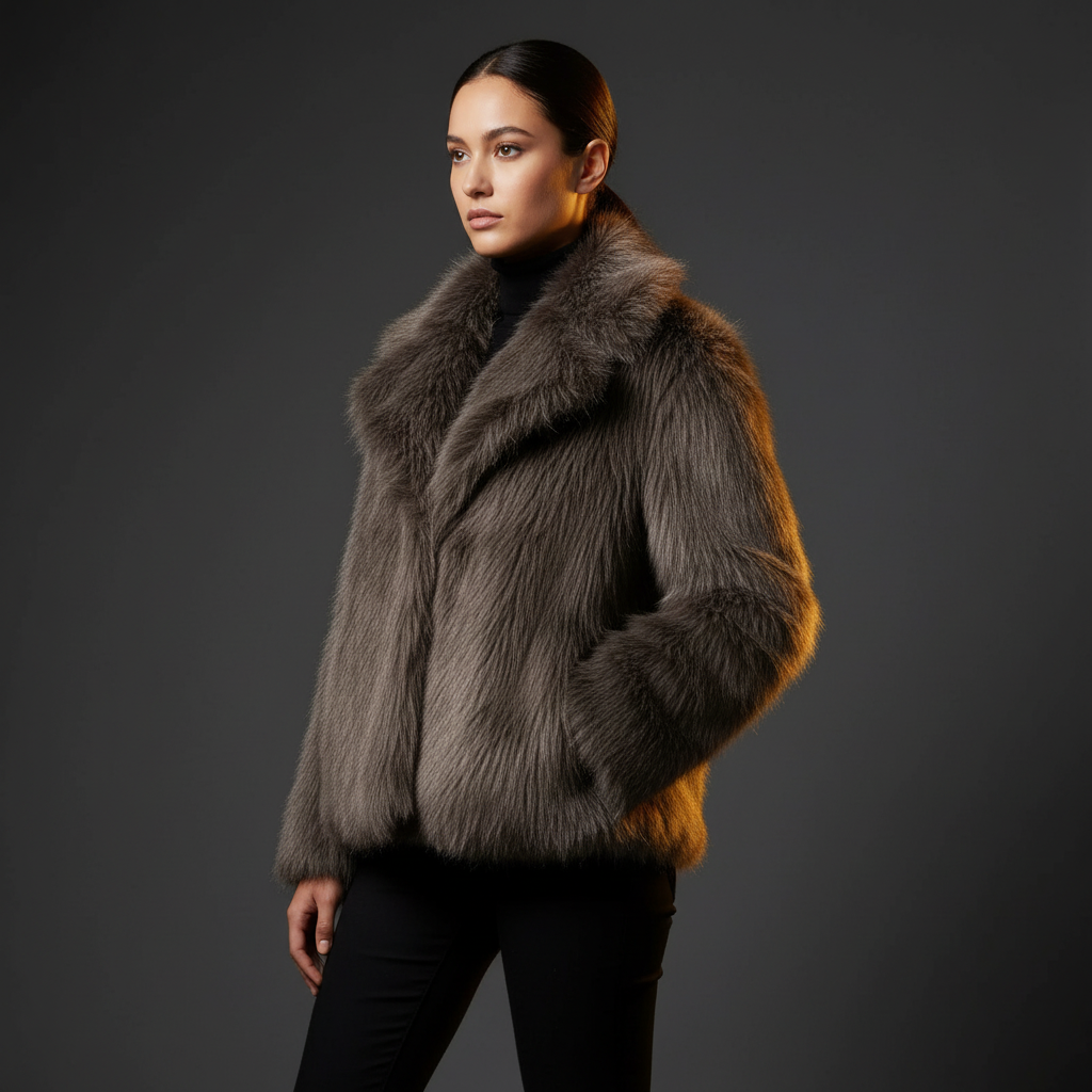 Eline™ Luxury Faux Fur Coat