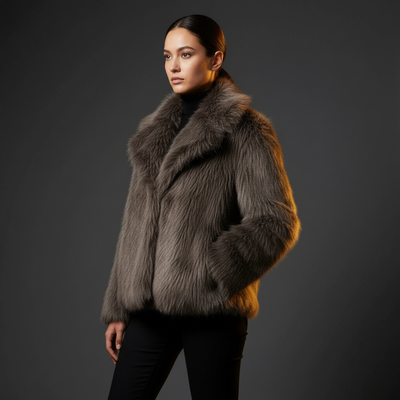 Eline™ Luxury Faux Fur Coat
