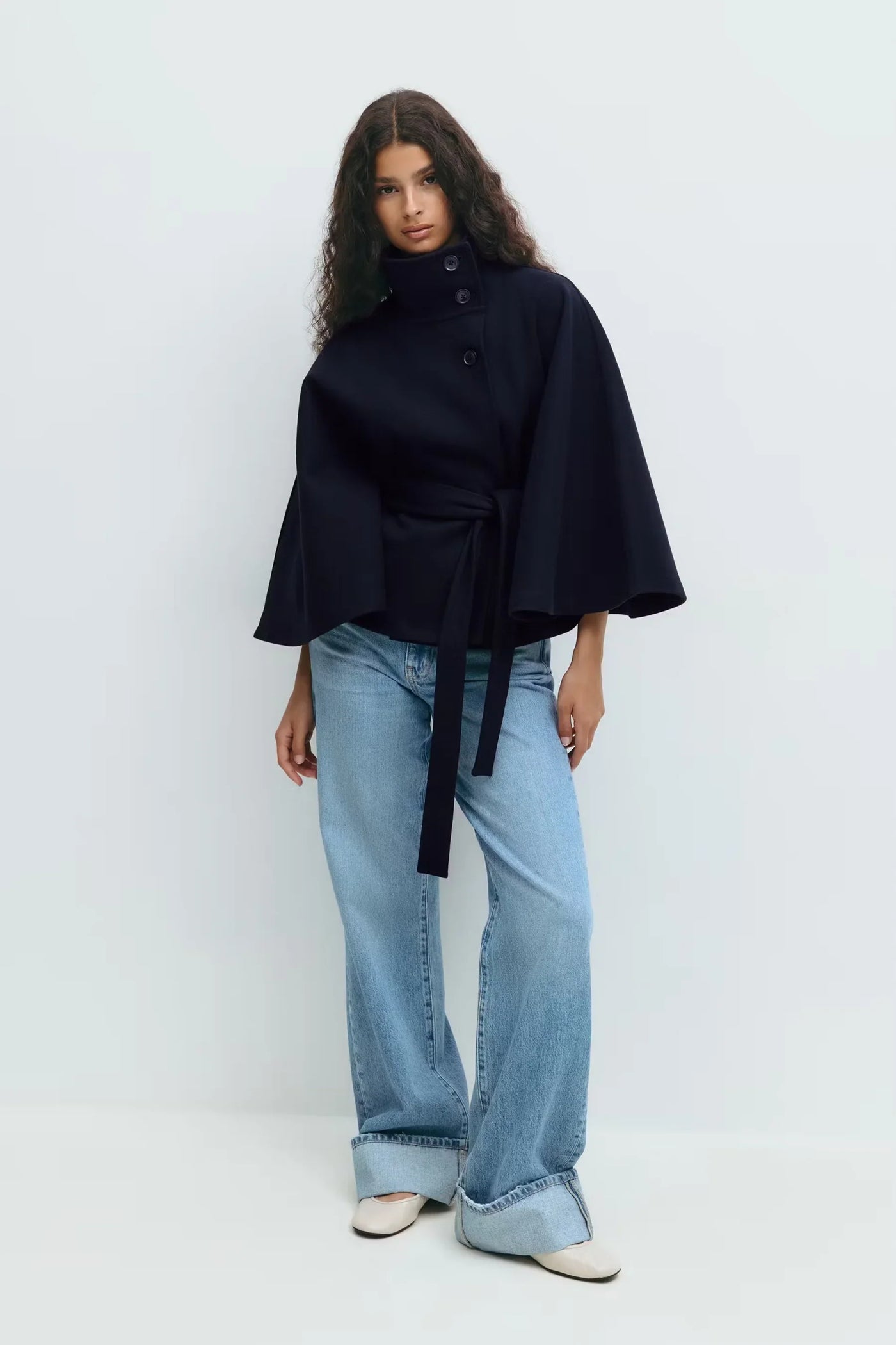 Nathalie™ Nocturne Cape Coat