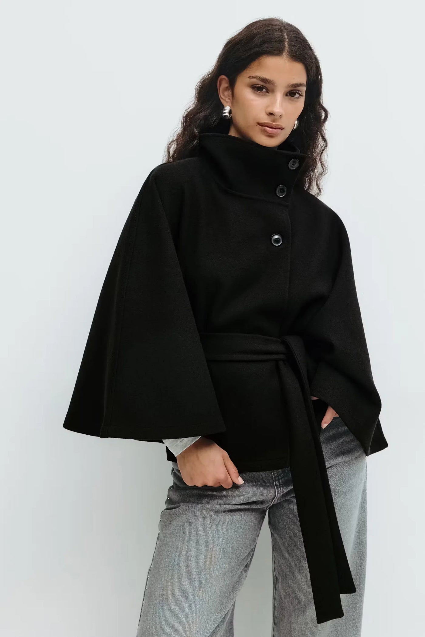 Nathalie™ Nocturne Cape Coat